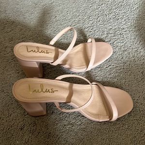 Lulu nude heels size 9